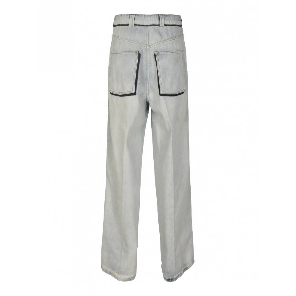 MAISON MARGIELA Jeans over con pences gamba larga Acquista Ora