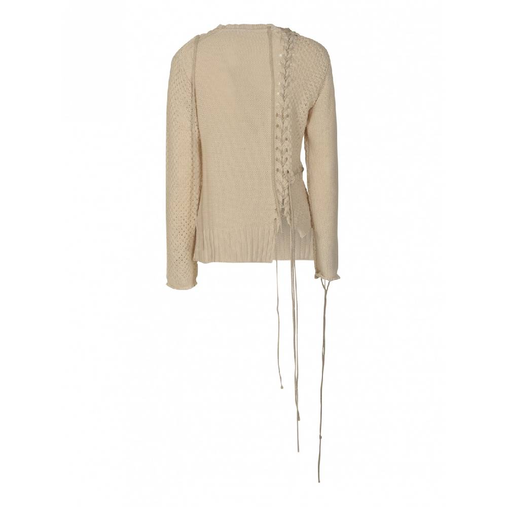 Y&#039;S YOHJI YAMAMOTO Maglia girocollo patchwork Consegna Veloce