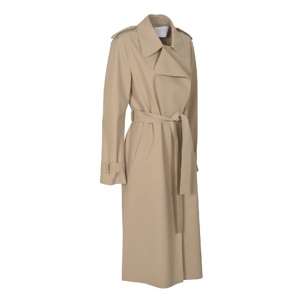 HARRIS WHARF LONDON Trench scuba con spacchi laterali In Linea