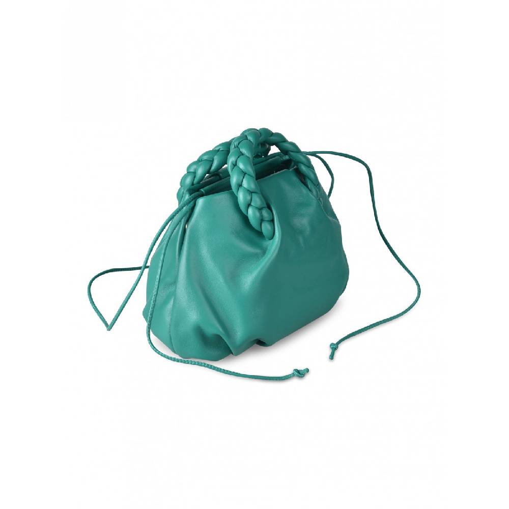 HEREU Bombon braided handle pleated crossbody Qualità Garantita