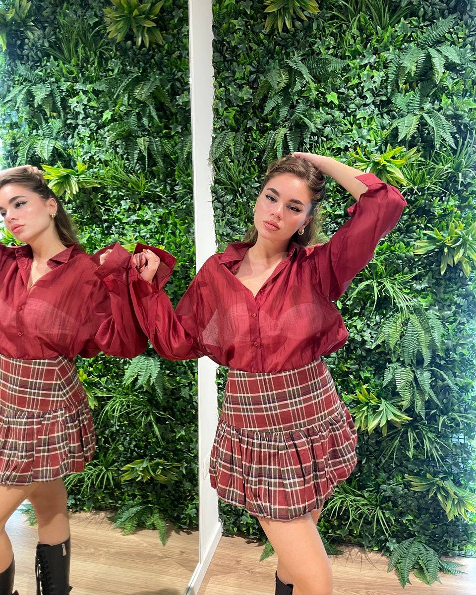 Lovely Sisters Gonna Scozia rossa Vendita