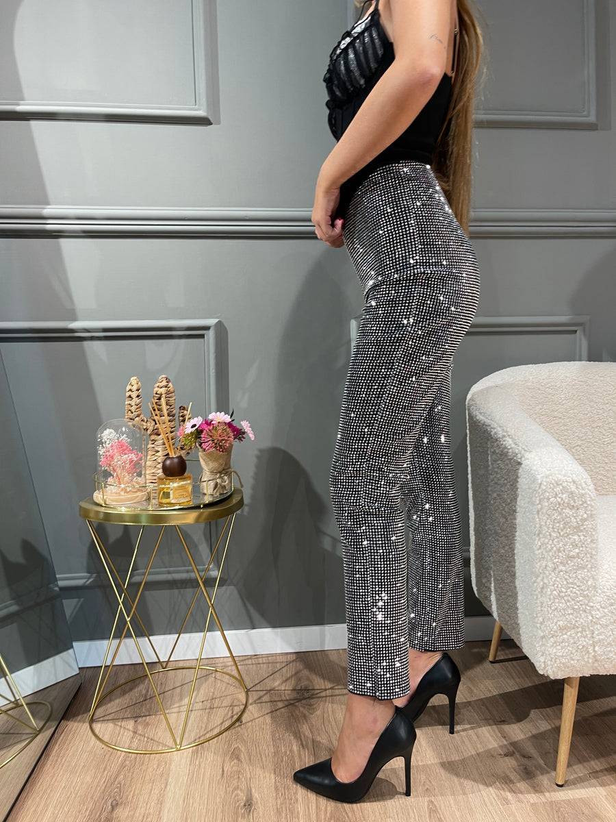 Lovely Sisters Pantalone luxury argento Outlet