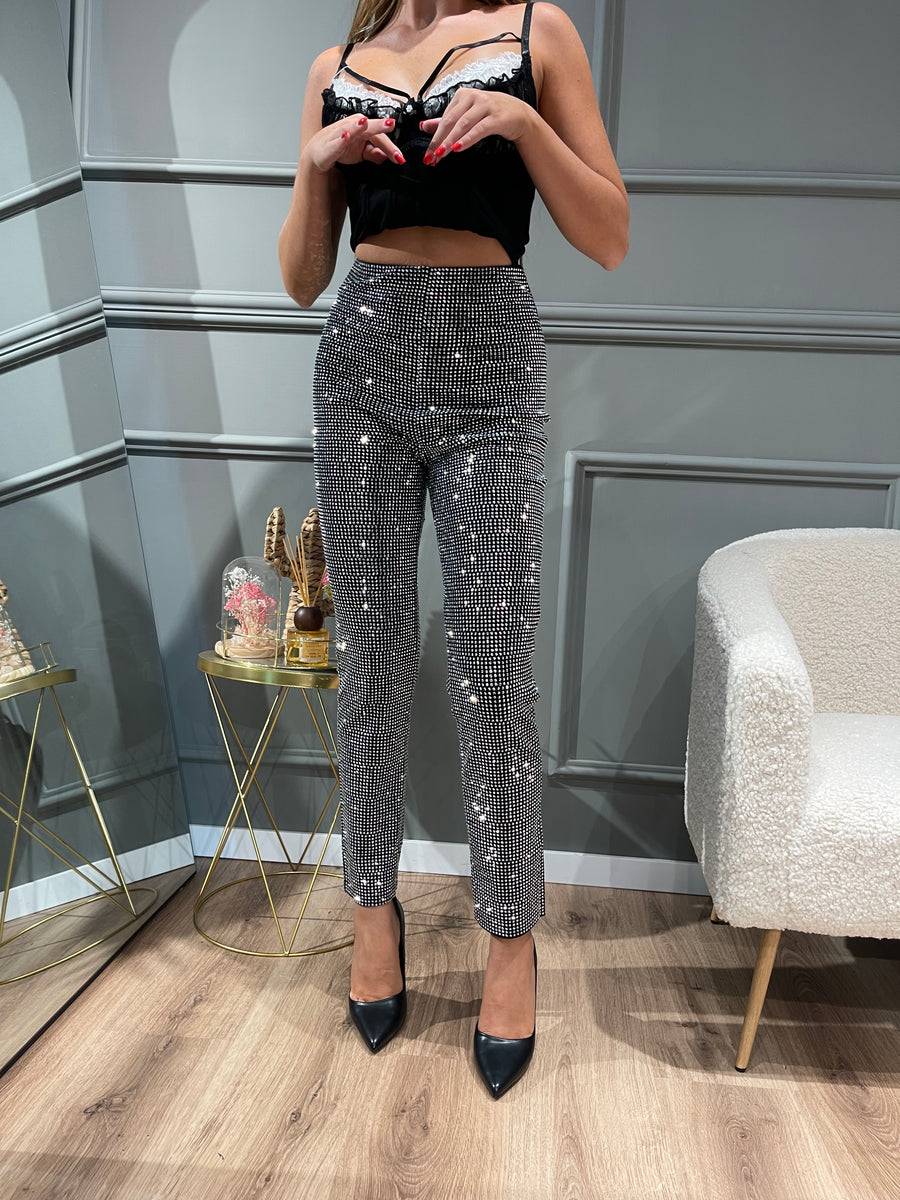 Lovely Sisters Pantalone luxury argento Outlet