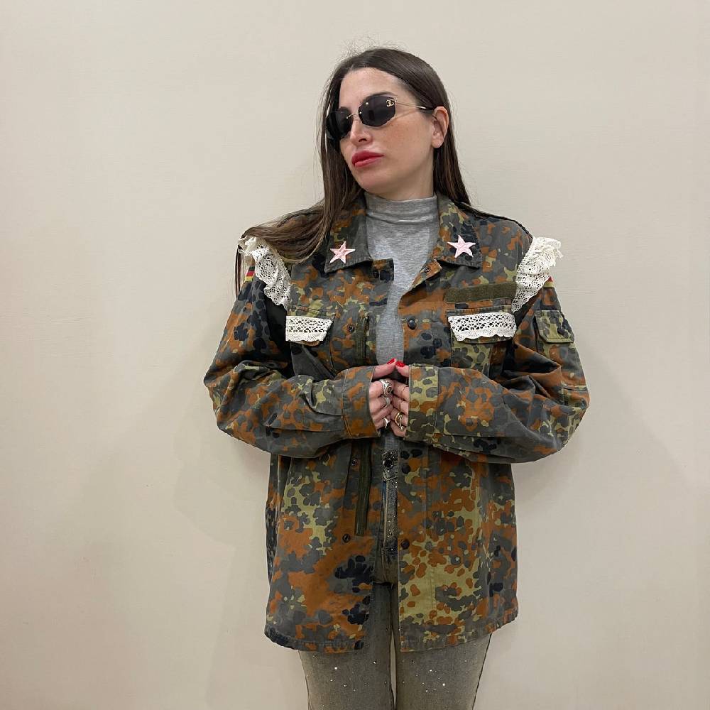 Lovely Sisters Camicia costumizzata camouflage Moda