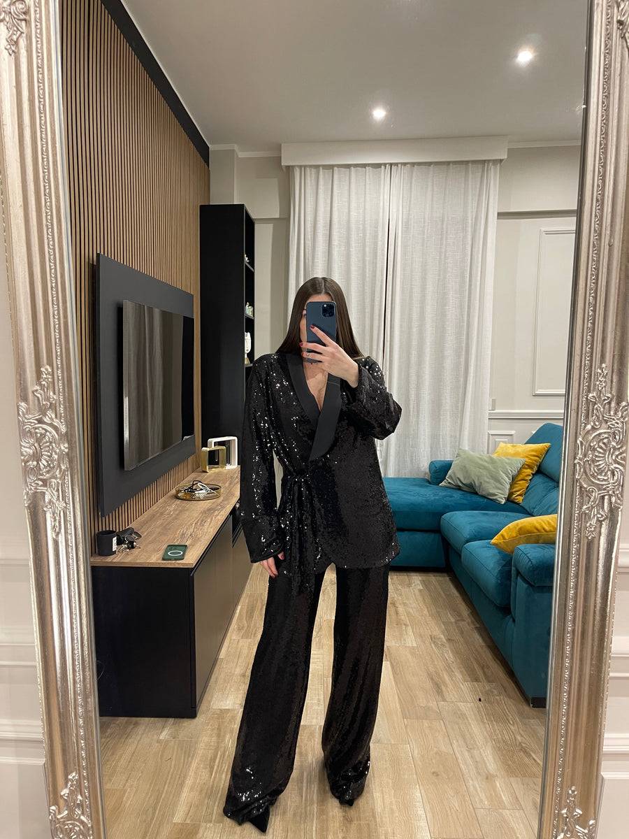 Lovely Sisters Tailleur in paillettes Sconto
