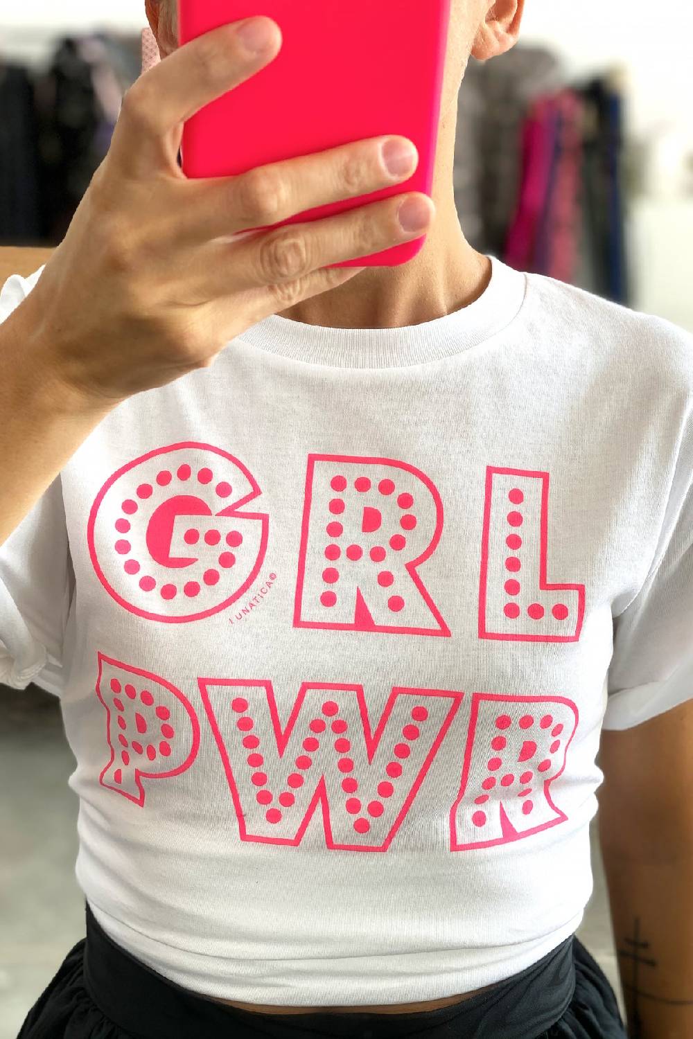 Lunatica Milano TShirt Bianca - GRLPWR Negozi Online