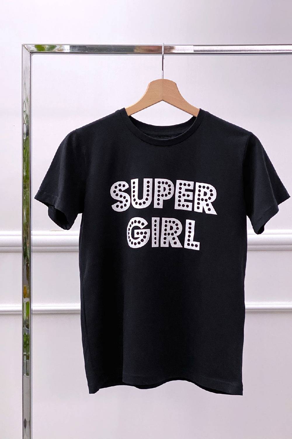 Lunatica Milano Tshirt nera - Super Girl Acquista Ora