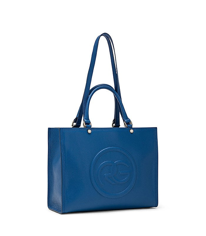 Roberta Gandolfi Roberta Pelle medium Borsa a mano in pelle con doppi spallacci per essere portata a spalla e tramezza Italia