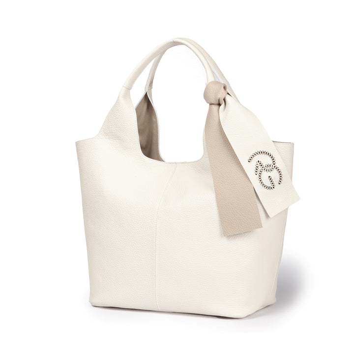 Roberta Gandolfi Maia Tote borsa hobo in pelle martellata Pezzi Unici