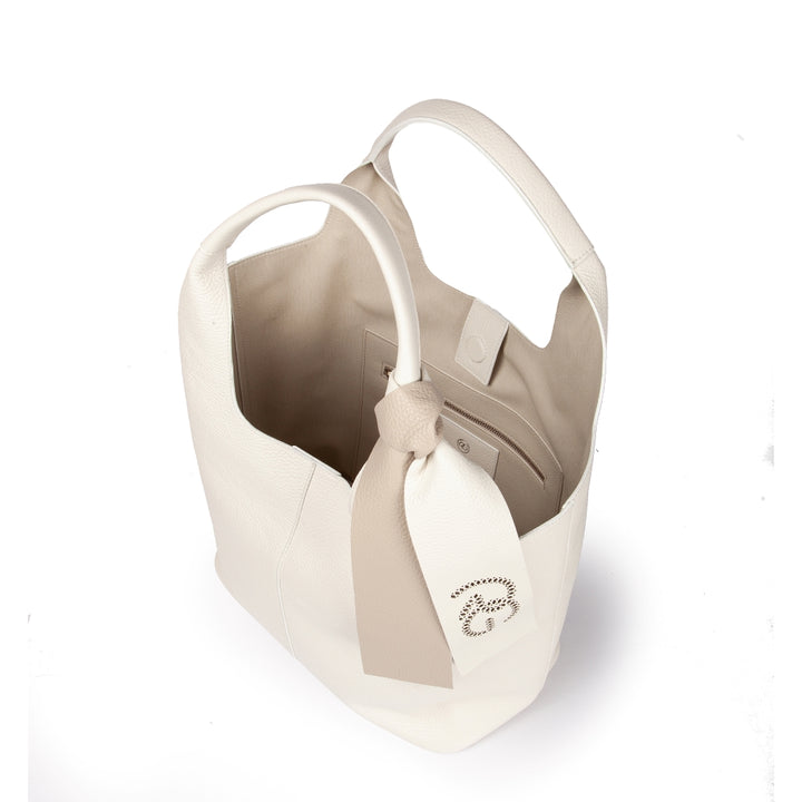 Roberta Gandolfi Maia Tote borsa hobo in pelle martellata Pezzi Unici