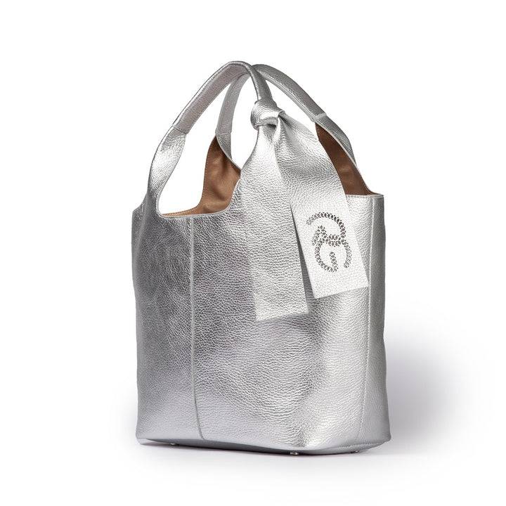 Roberta Gandolfi Maia Tote borsa hobo in pelle martellata Soddisfazione Garantita