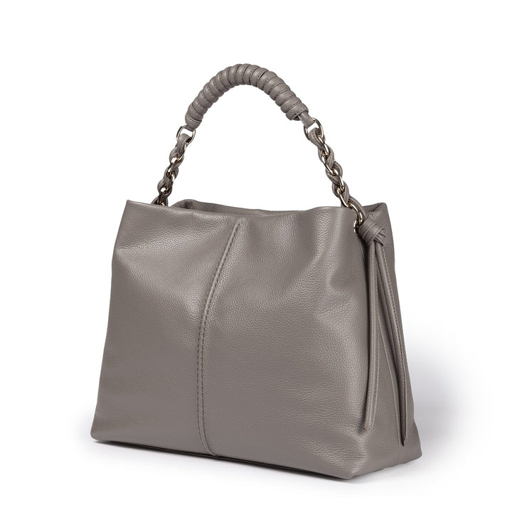 Roberta Gandolfi Amina large borsa a mano in pelle con manico tubolare fasciato e tracolla staccabile Promozione Limitata