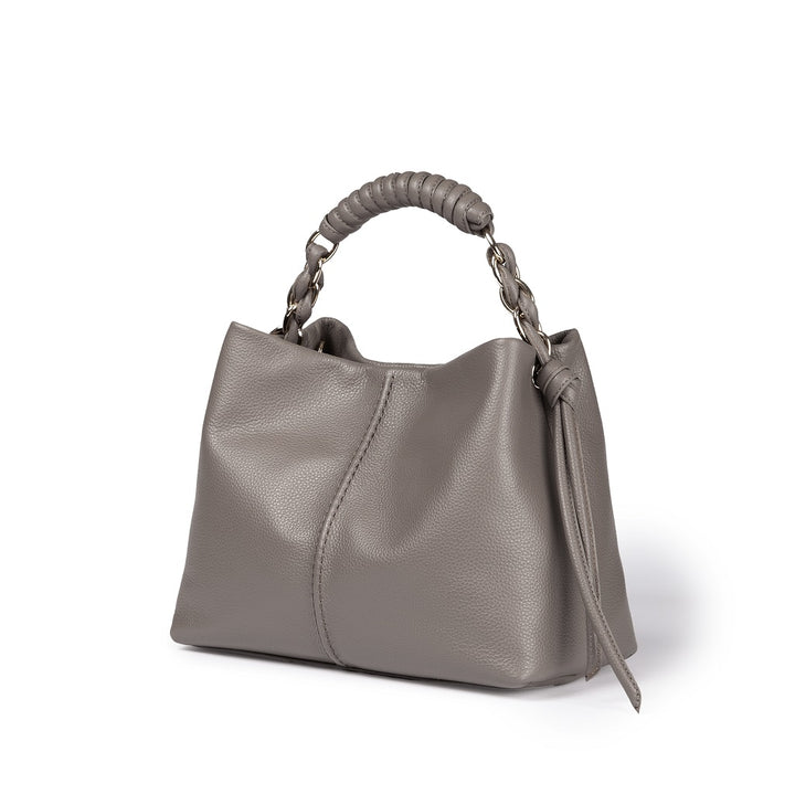 Roberta Gandolfi Amina small borsa a mano in pelle con manico tubolare fasciato e tracolla staccabile Shopping Online