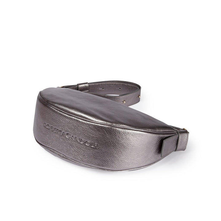 Roberta Gandolfi Micol Banana small cross body in vitello martellato metal con tracolla regolabile Affare Del Giorno