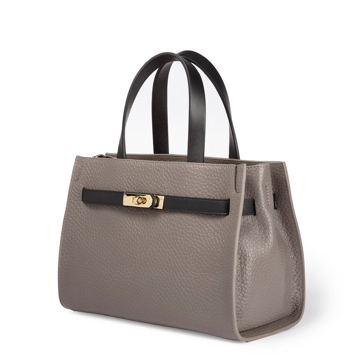Roberta Gandolfi Frida Handbag in pelle martellata con tracolla logata in tessuto regolabile Online