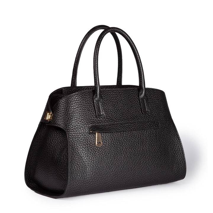 Roberta Gandolfi Elodie bowling medium borsa a mano in pelle con tracolla staccabile e regolabile Outlet