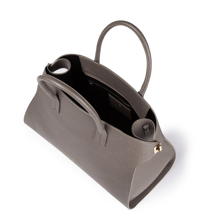 Roberta Gandolfi Elodie bowling medium borsa a mano in pelle con tracolla staccabile e regolabile Offerte