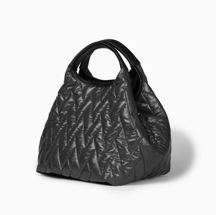 Roberta Gandolfi Joy Puffy borsa trasformabile 5 modelli in 1 in tessuto antigoccia finiture in pelle di vitello e tracolla staccabile Qualità