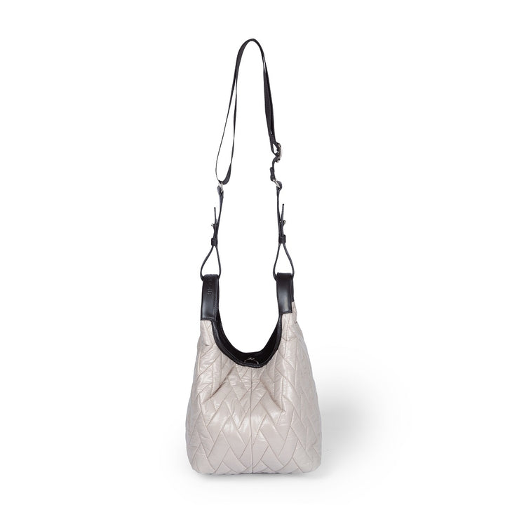 Roberta Gandolfi Joy Puffy borsa trasformabile 5 modelli in 1 in tessuto antigoccia finiture in pelle di vitello e tracolla staccabile Vendita