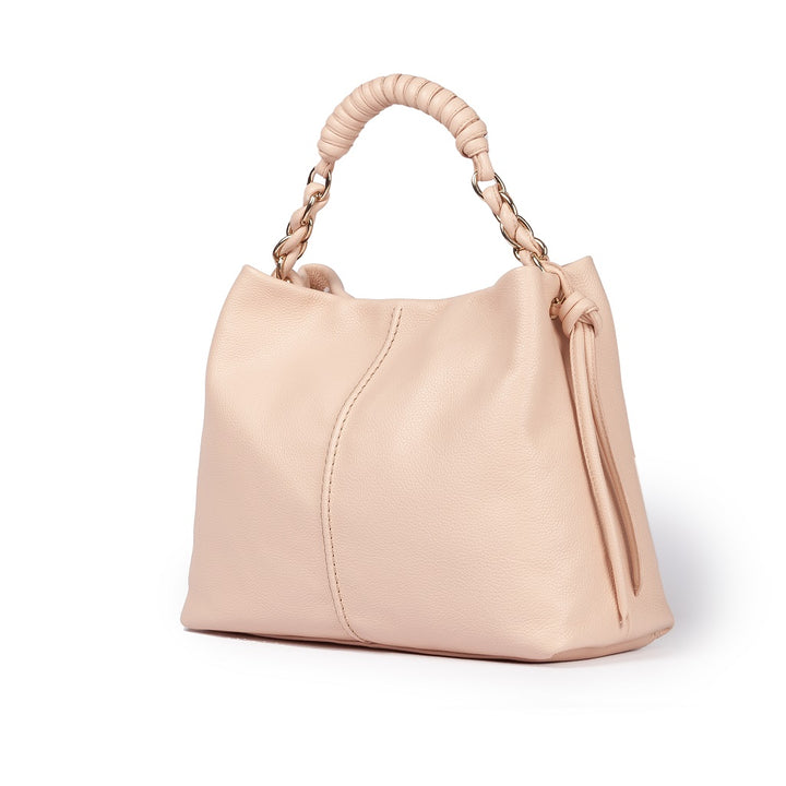Roberta Gandolfi Amina large borsa a mano in pelle con manico tubolare fasciato e tracolla staccabile Promozione