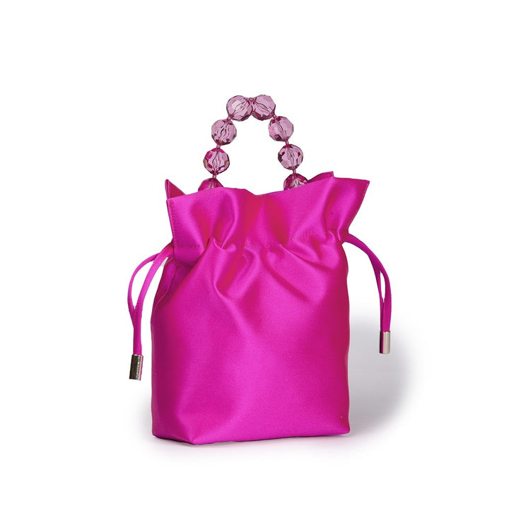 Roberta Gandolfi Sirenetta Tulip mini secchiello in raso di seta e manico gioiello Hotsell