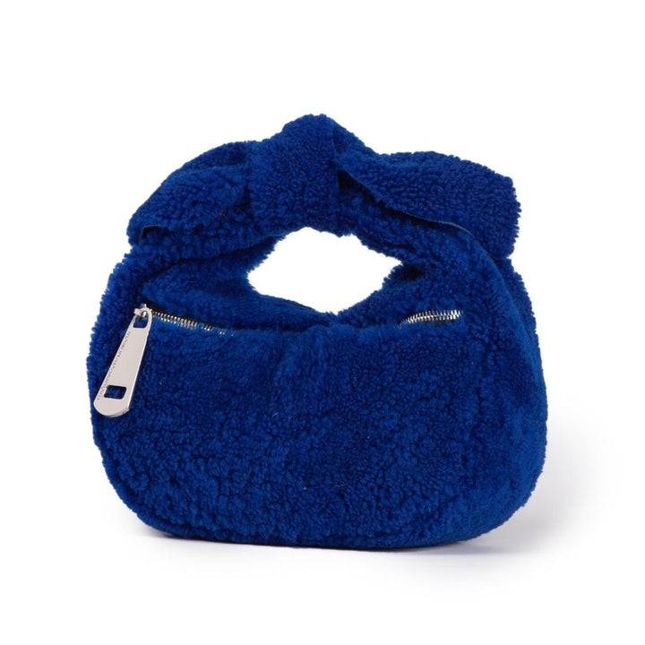 Roberta Gandolfi Bunny Teddy mini bag in shearling con tracolla in pelle staccabile Vendite Flash
