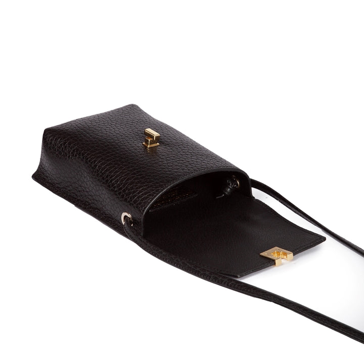 Roberta Gandolfi Elodie minibag and phoneholder in pelle con pratica tasca esterna e tracolla regolabile Qualità Garantita