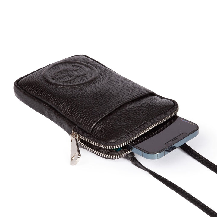 Roberta Gandolfi RG Phone holder in pelle di vitello con tracolla staccabile e regolabile Sconto