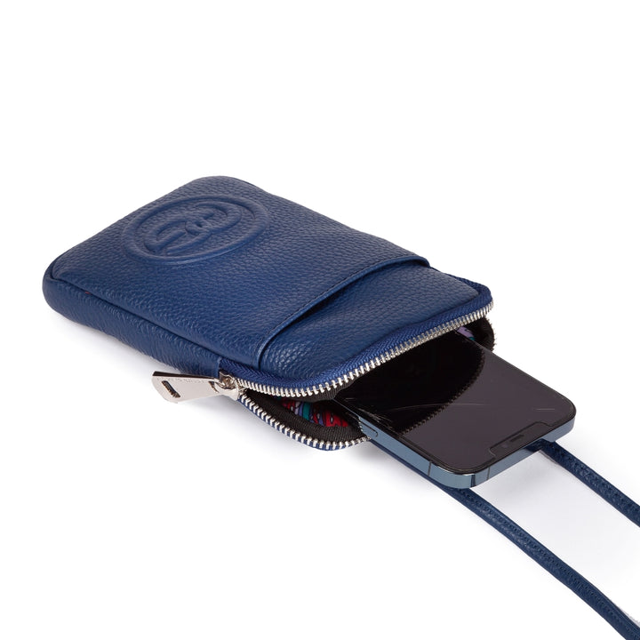Roberta Gandolfi RG Phone holder in pelle di vitello con tracolla staccabile e regolabile I Più Venduti