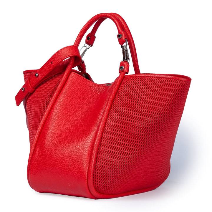 Roberta Gandolfi Yuma medium 3 in 1 borsa a mano in pelle trasformabile con tracolla staccabile In Vendita
