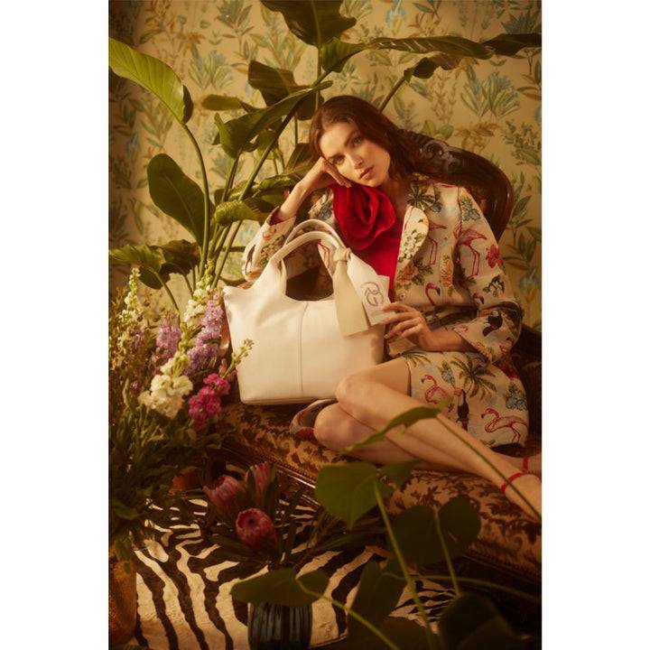 Roberta Gandolfi Maia Tote borsa hobo in pelle martellata Saldi