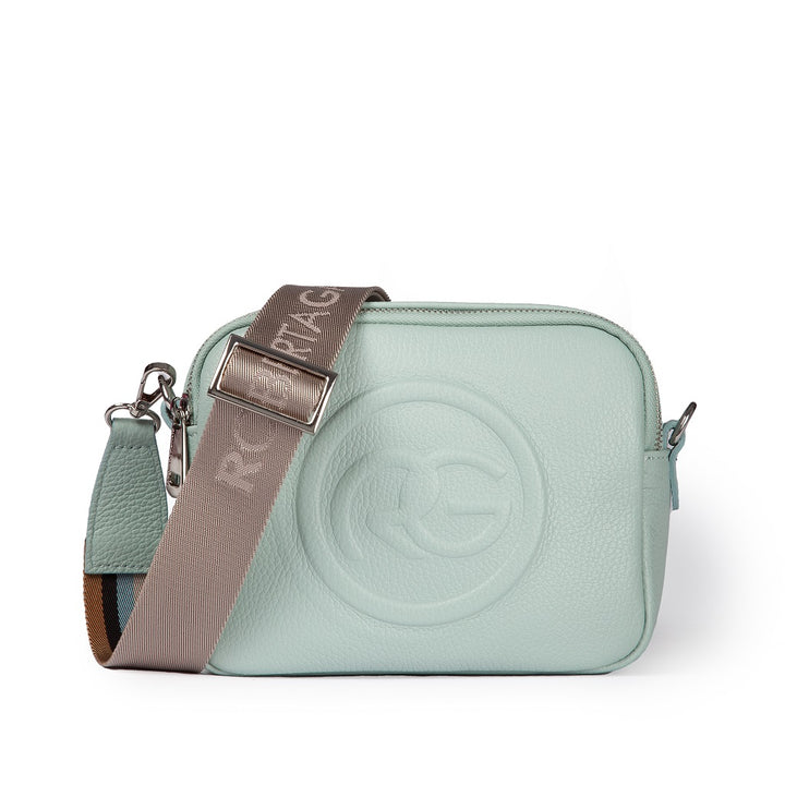 Roberta Gandolfi Roberta Pelle camera e crossbody in pelle con doppio scomparto e tracolla staccabile Negozio