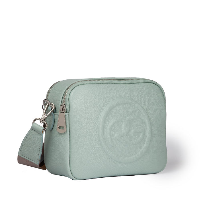 Roberta Gandolfi Roberta Pelle camera e crossbody in pelle con doppio scomparto e tracolla staccabile Negozio