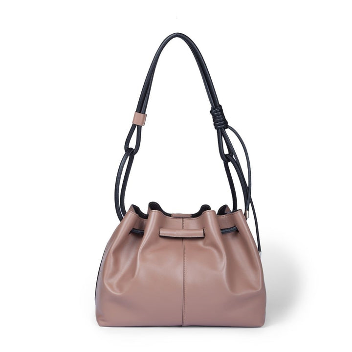 Roberta Gandolfi Gisella Large borsa con doppia portabilità mano o spalla in morbido vitello Nuovo