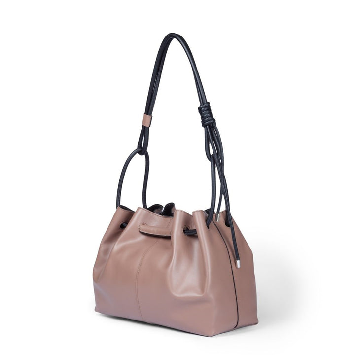 Roberta Gandolfi Gisella Large borsa con doppia portabilità mano o spalla in morbido vitello Nuovo