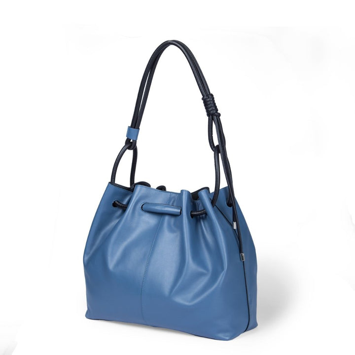 Roberta Gandolfi Gisella Large borsa con doppia portabilità mano o spalla in morbido vitello Qualità