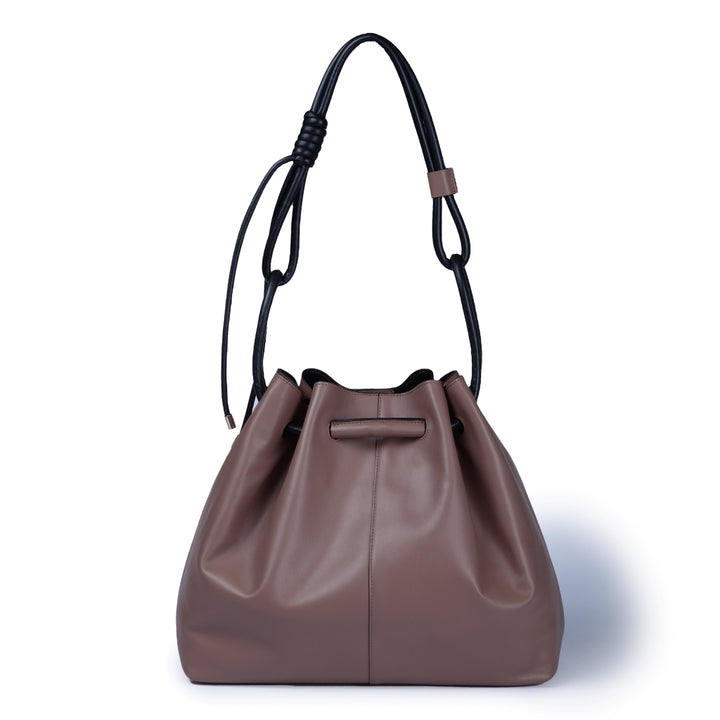 Roberta Gandolfi Gisella Large borsa con doppia portabilità mano o spalla in morbido vitello Vendita