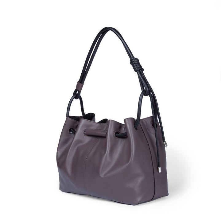 Roberta Gandolfi Gisella medium borsa con doppia portabilità mano o spalla in morbido vitello Spedizione Gratuita