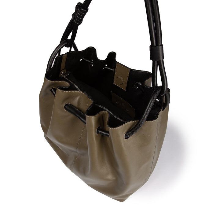 Roberta Gandolfi Gisella Large borsa con doppia portabilità mano o spalla in morbido vitello Fino Al -60%