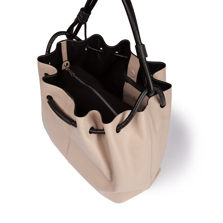 Roberta Gandolfi Gisella Large borsa con doppia portabilità mano o spalla in morbido vitello Shopping Online