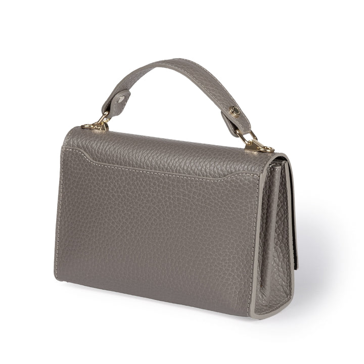 Roberta Gandolfi Elodie compact crossbody borsa in pelle con tramezza interna e tasca esterna con tracolla staccabile e regolabile Nuovo