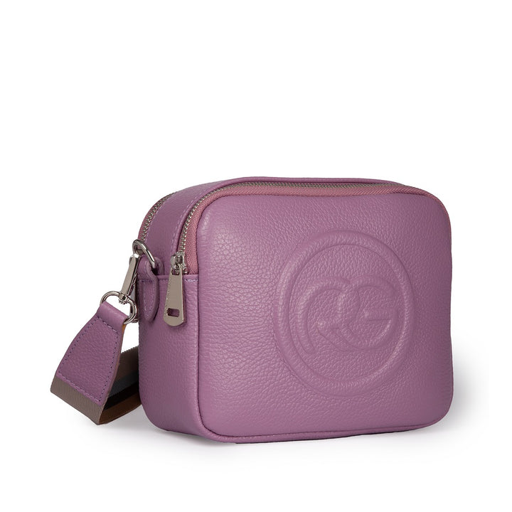 Roberta Gandolfi Roberta Pelle camera e crossbody in pelle con doppio scomparto e tracolla staccabile Soddisfazione Garantita
