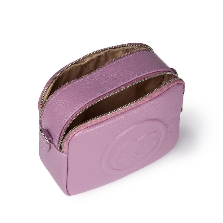 Roberta Gandolfi Roberta Pelle camera e crossbody in pelle con doppio scomparto e tracolla staccabile Soddisfazione Garantita