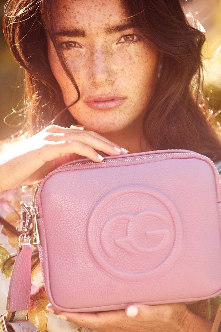 Roberta Gandolfi Roberta Pelle camera e crossbody in pelle con doppio scomparto e tracolla staccabile Soddisfazione Garantita