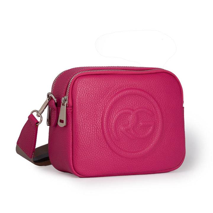 Roberta Gandolfi Roberta Pelle camera e crossbody in pelle con doppio scomparto e tracolla staccabile Acquista Ora