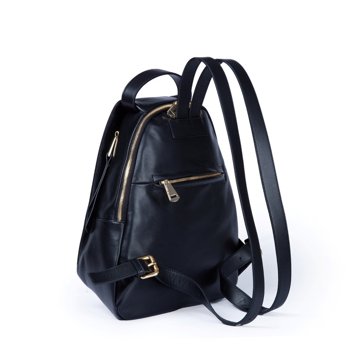 Roberta Gandolfi Micol Backpack in vitello liscio multitasche Offerte