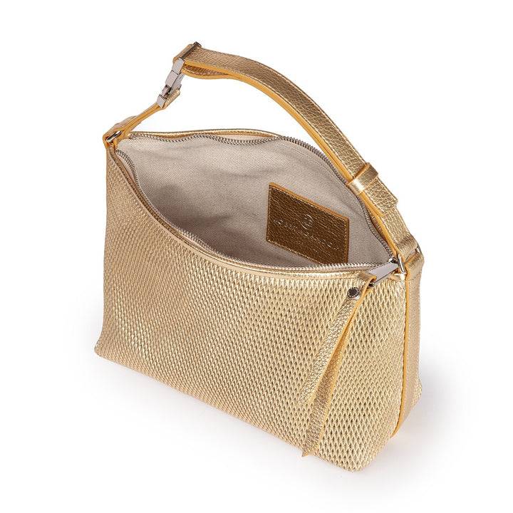 Roberta Gandolfi Yuma baguette in pelle con spallaccio regolabile Novità