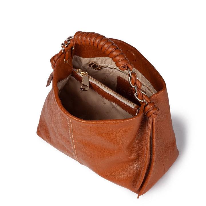 Roberta Gandolfi Amina small borsa a mano in pelle con manico tubolare fasciato e tracolla staccabile Offerta