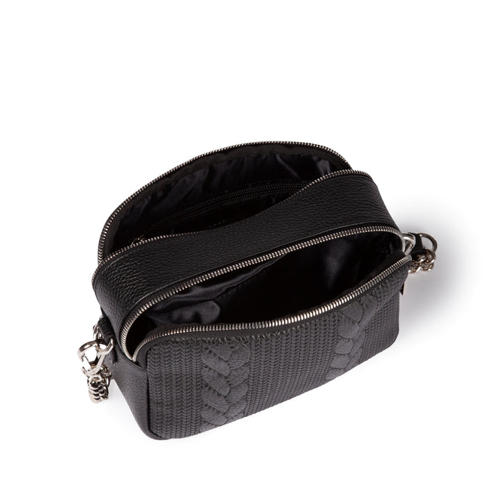 Roberta Gandolfi Camera Treccia borsa a spalla e crossbody in pelle stampata con tracolla catena Vendita Calda