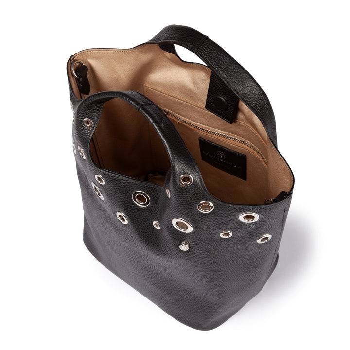 Roberta Gandolfi Belinda medium borsa a mano in pelle con tracolla staccabile Nuova